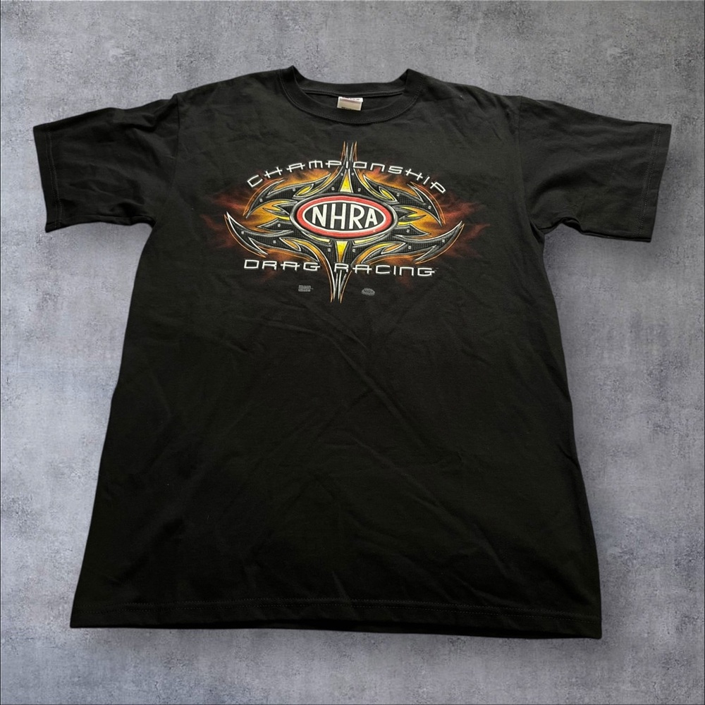 Anvil Black NHRA Graphic‎ Tee
